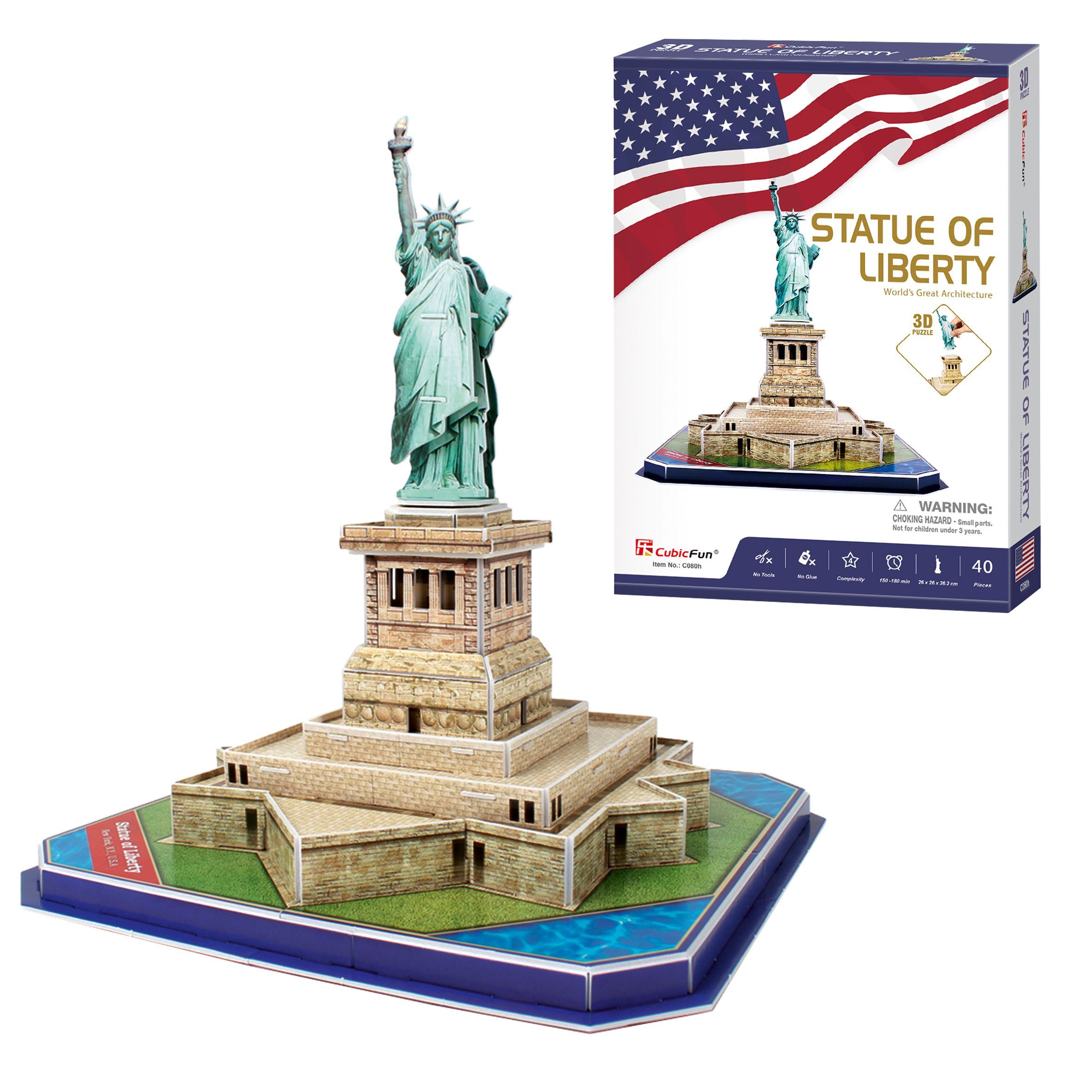 Puzzle 3D Estatua de la Libertad