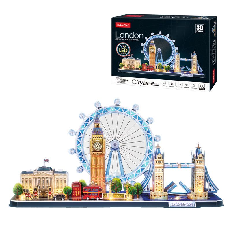Puzzle 3D Londres LED