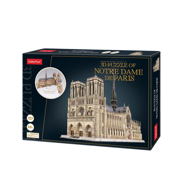 Puzzle 3D Notre Dame de París - Imagen 3