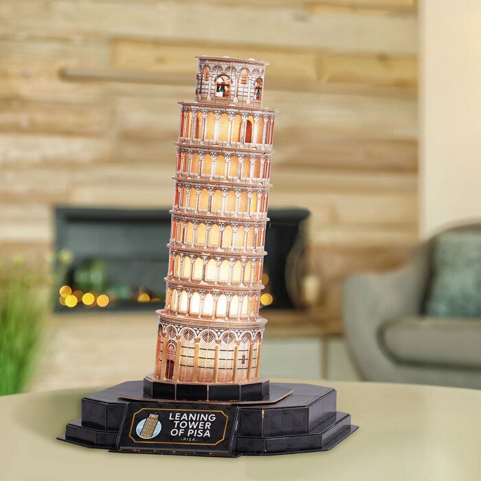 Puzzle 3D Torre de Pisa LED - Nigth edition - Imagen 2