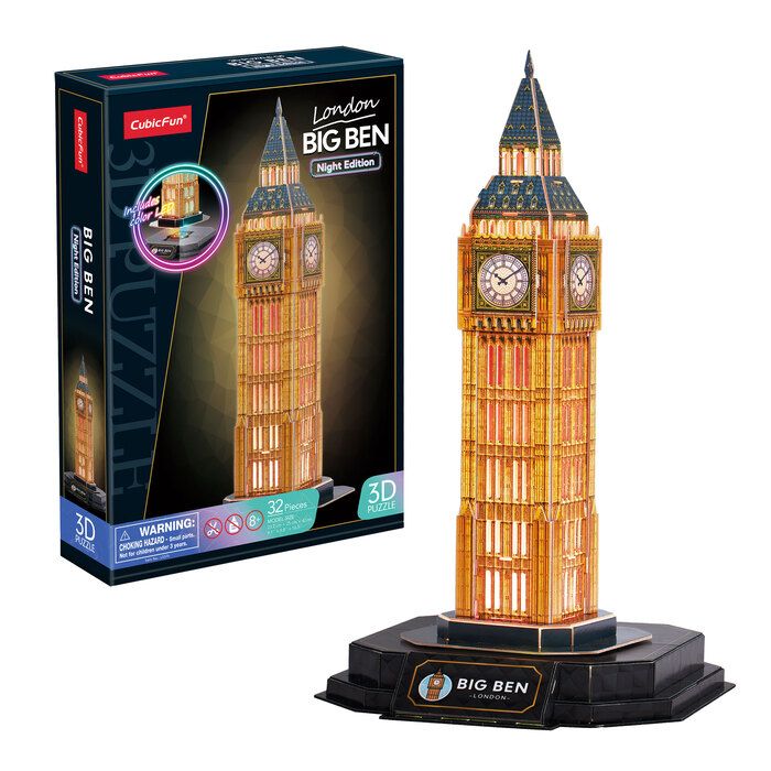 Puzzle 3D Big Ben LED - Nigth edition