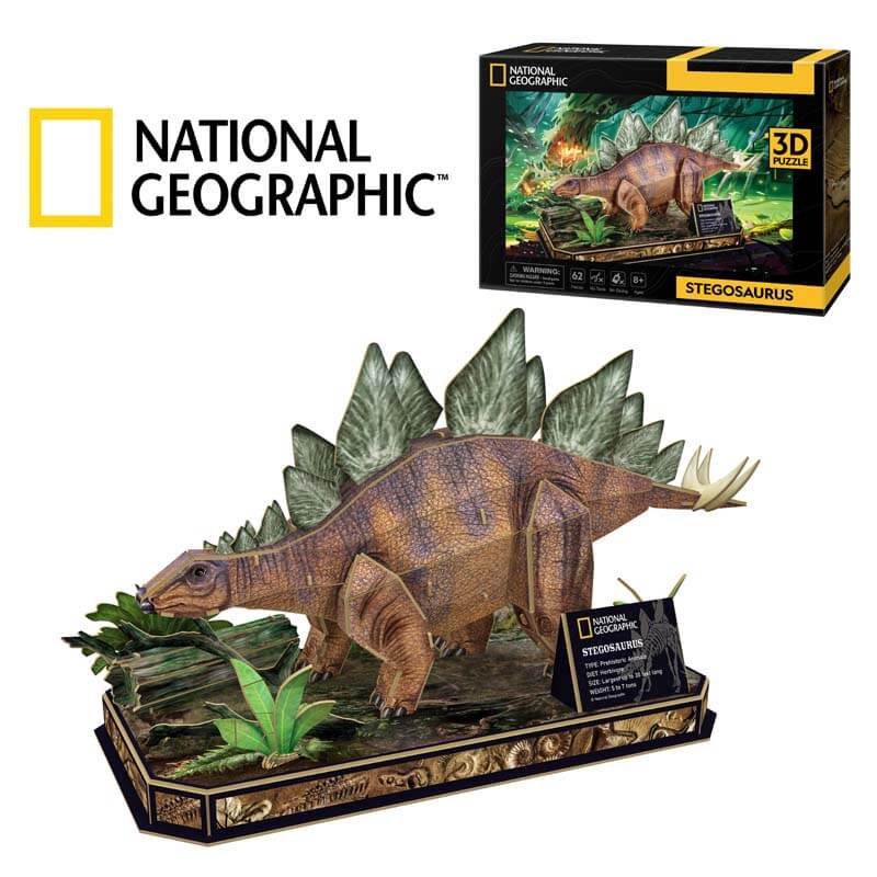 puzzle 3d stegosaurus