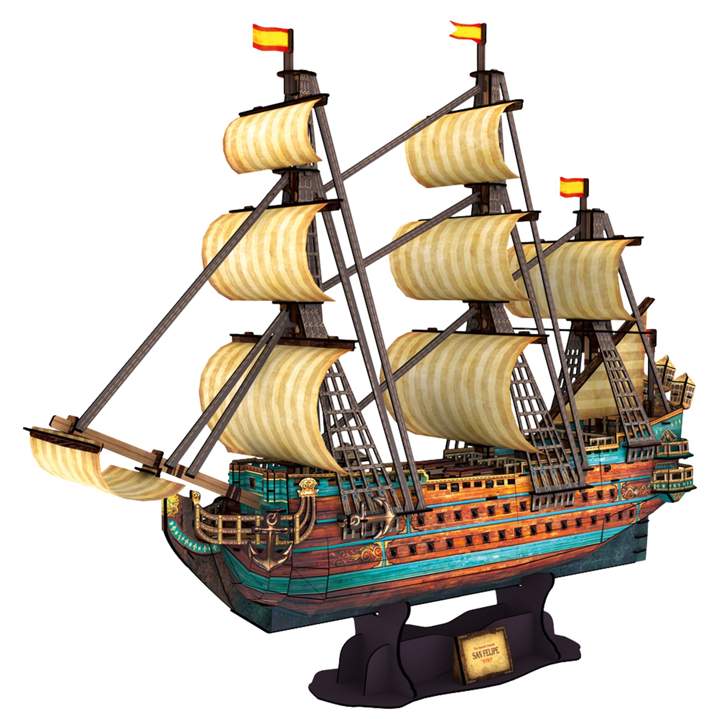 maqueta 3D barco San Felipe