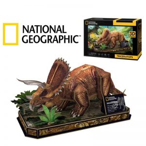 puzzle 3d triceratops